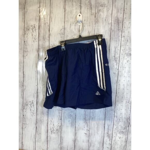 Preppy Streetwear Coquette Utility Adidas Shorts Men Medium Blue White - Picture 1 of 4